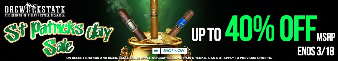 Drew Estate  St Patricks Day Sale