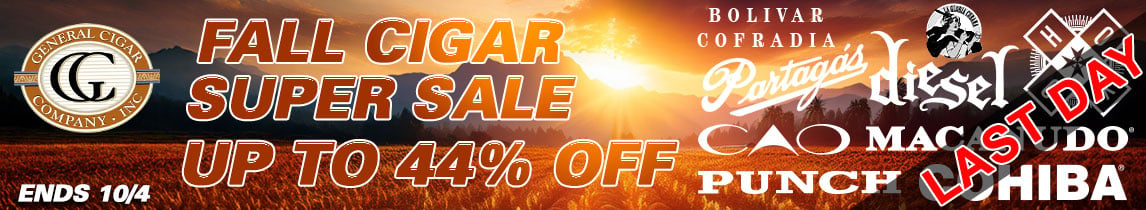 GCC Fall Cigar Super Sale LAST DAY