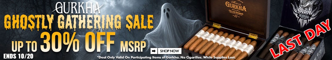 Gurkha Ghostly Gathering Sale LAST DAY