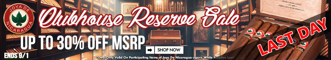 Joya de Nicaragua Clubhouse Reserve Sale LAST DAY