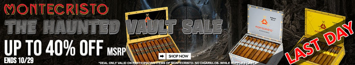 Montecristo The Haunted Vault Sale LAST DAY