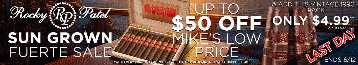 Rocky Patel Sun Grown Fuerte Sale LAST DAY