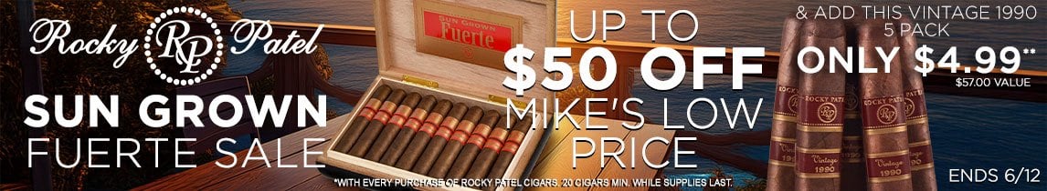 Rocky Patel Sun Grown Fuerte Sale