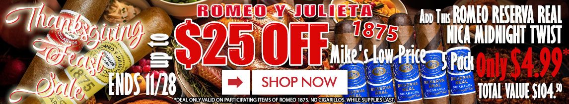 Romeo 1875 Thanksgiving Feast Sale