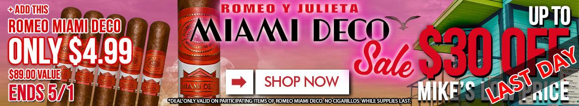 Romeo Miami Deco Sale LAST DAY