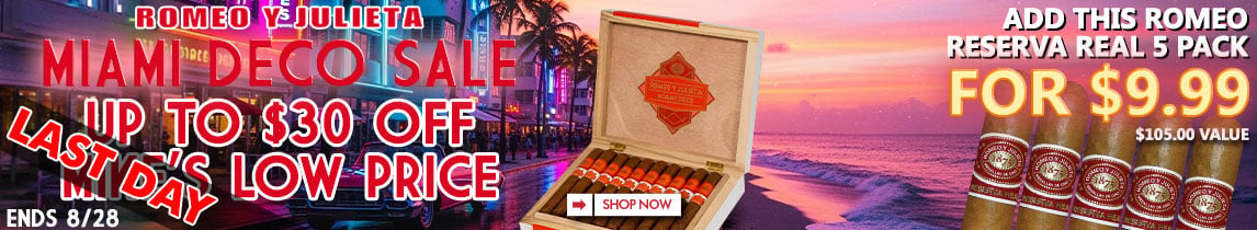Romeo Miami Deco Sale LAST DAY