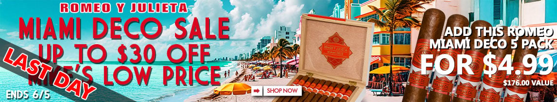 Romeo Miami Deco Sale LAST DAY