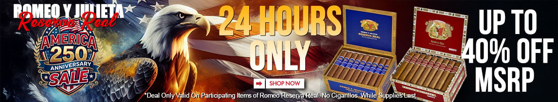 Romeo Reserva Real America 250th Anniversary Sale