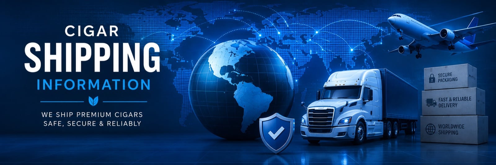 Cigar Shipping Information - We ship premium cigars safe, secure and reliably
